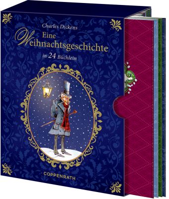 Eine Weihnachtsgeschichte (Charles Dickens), Buchbox-Adventskalender in 24 Büchlein