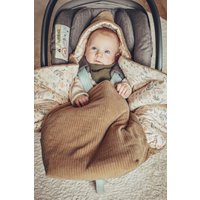 Einschlagdecke Cord taupe/Safari beige