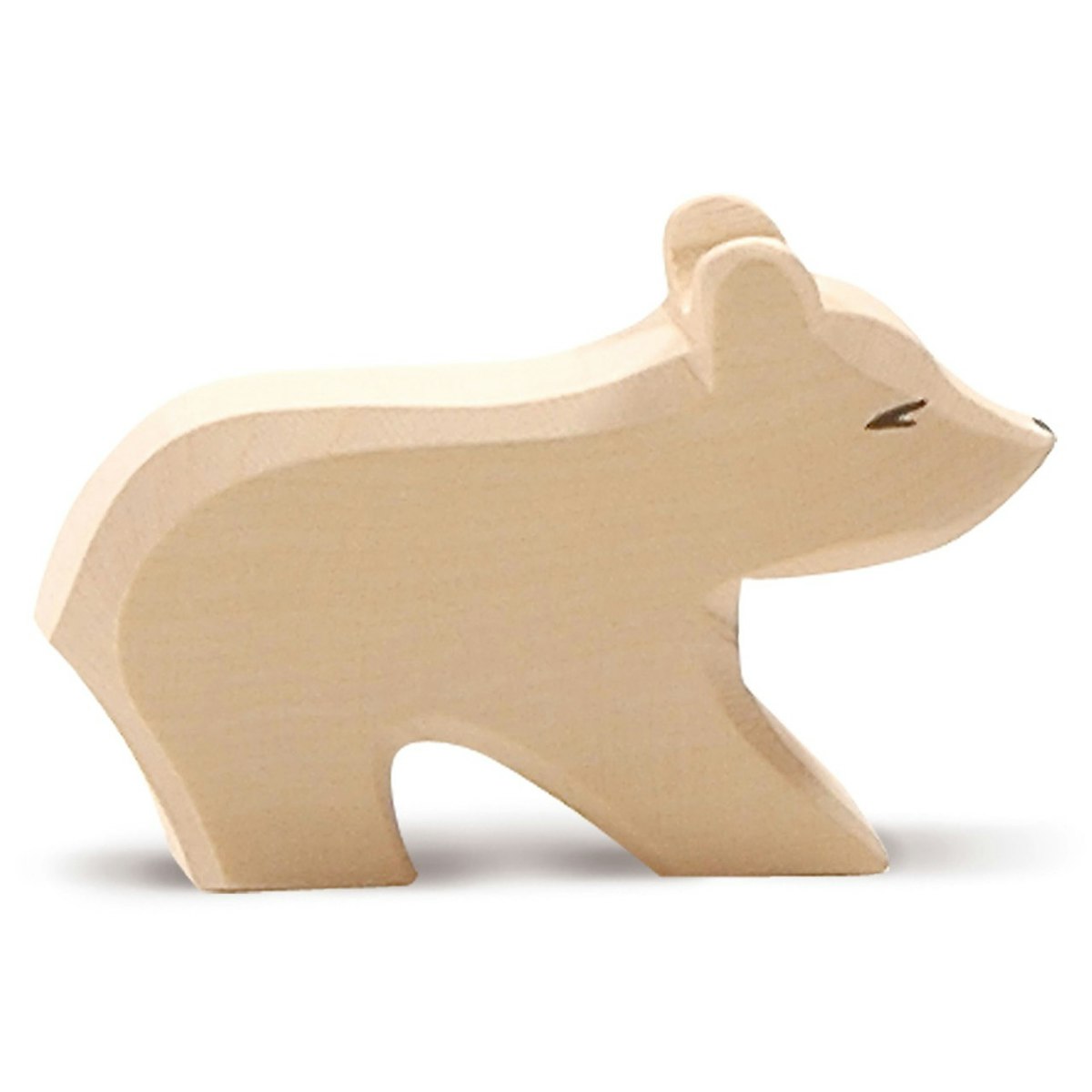 Eisbär klein Hals kurz Holzfigur 5 cm Eisbär klein Hals kurz Holzfigur 5 cm