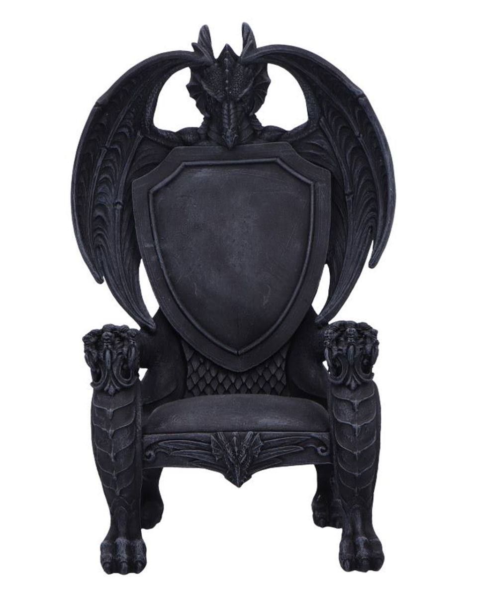 Eisenschuppen-Drachen-Thron-Handyhalter 25,5cm