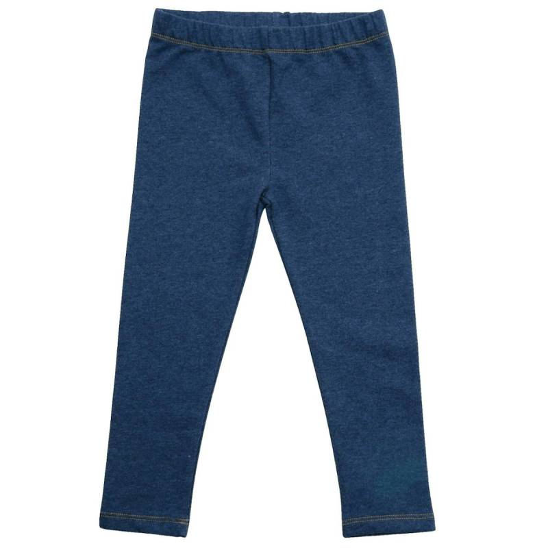 Elastische Uni Basic Leggings Jeanslook 98