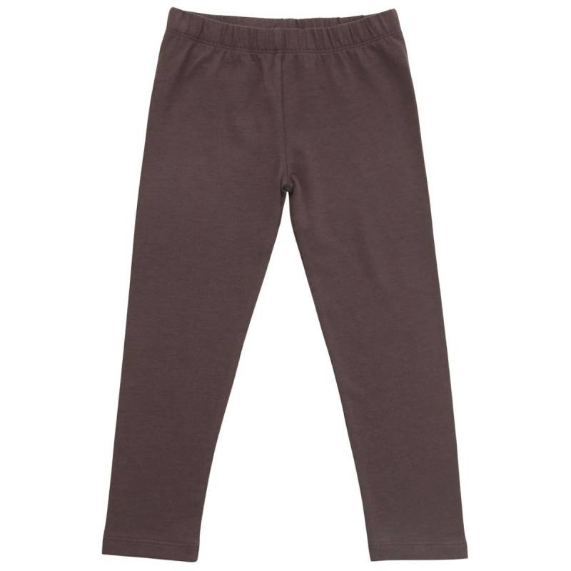 Elastische Uni Basic Leggings dunkellila 158/164