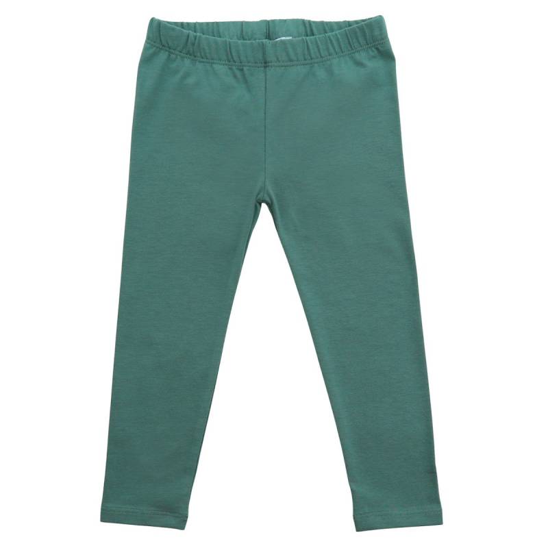 Elastische Uni Basic Leggings petrol 122/128