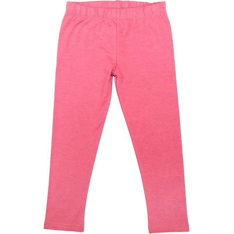 Elastische Uni Basic Leggings pink 98/104