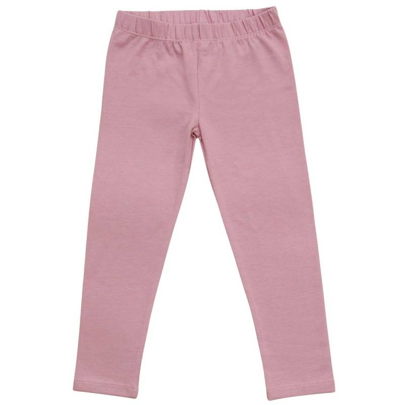 Elastische Uni Basic Leggings rosenholz 146/152