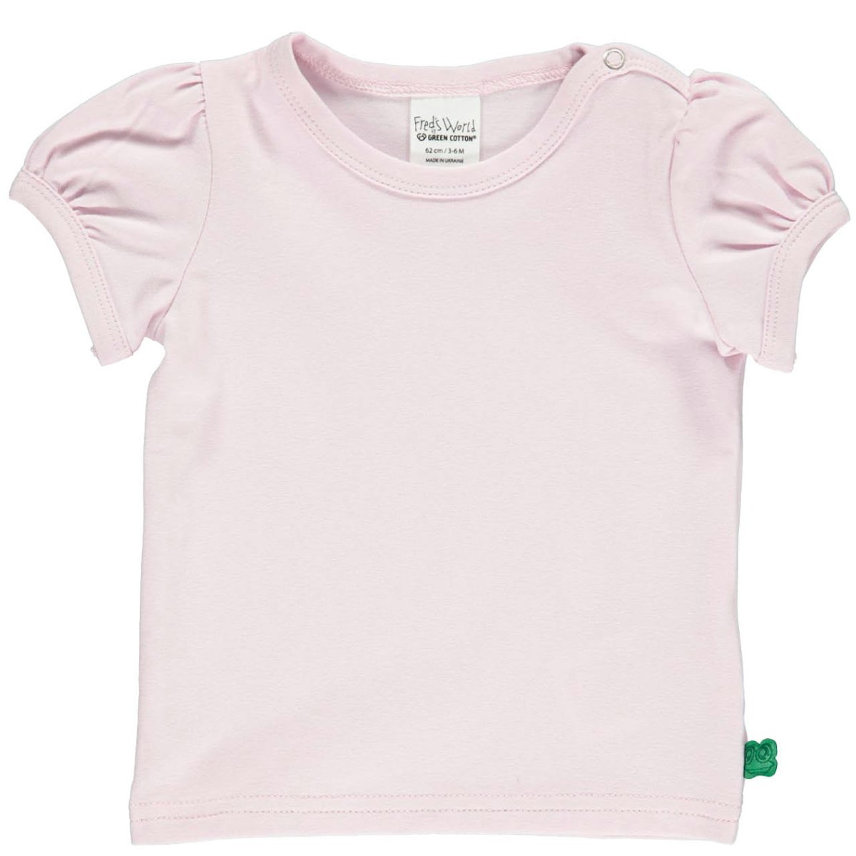 Elastisches T-Shirt Puffärmelchen rosa 68