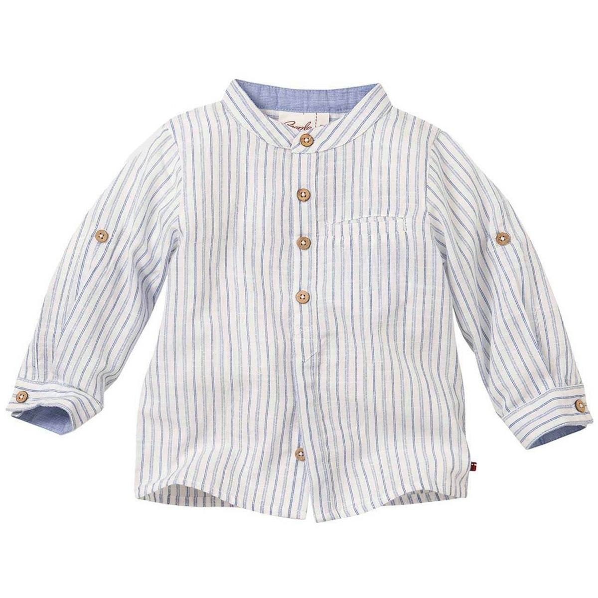 Elegantes Baby Hemd langarm weiß 74/80