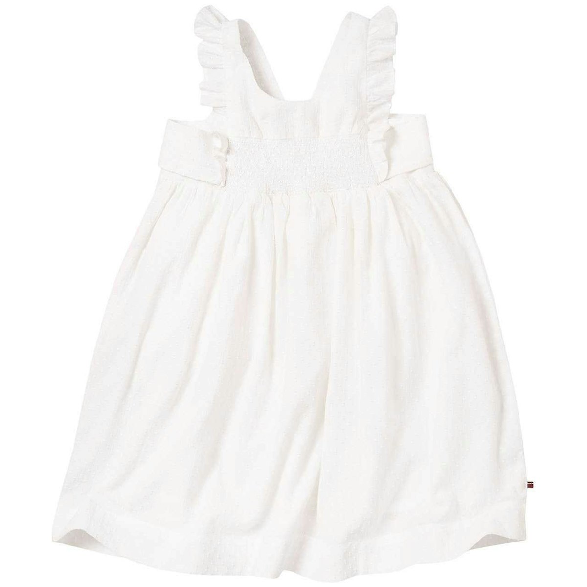 Elegantes Baby Kleid ärmellos weiß 86/92