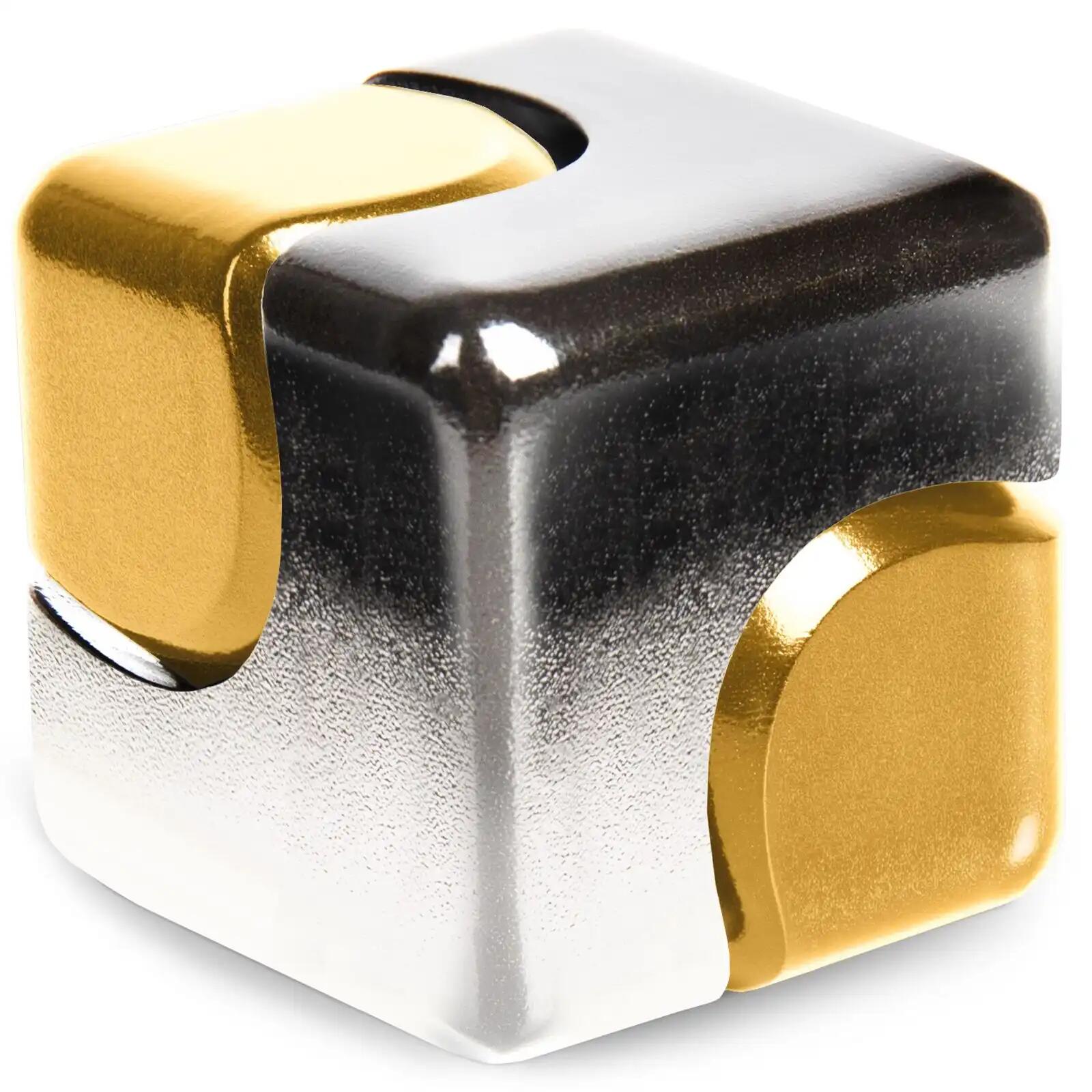 Elliot - Fidget Spinner Cube - Silver&Gold