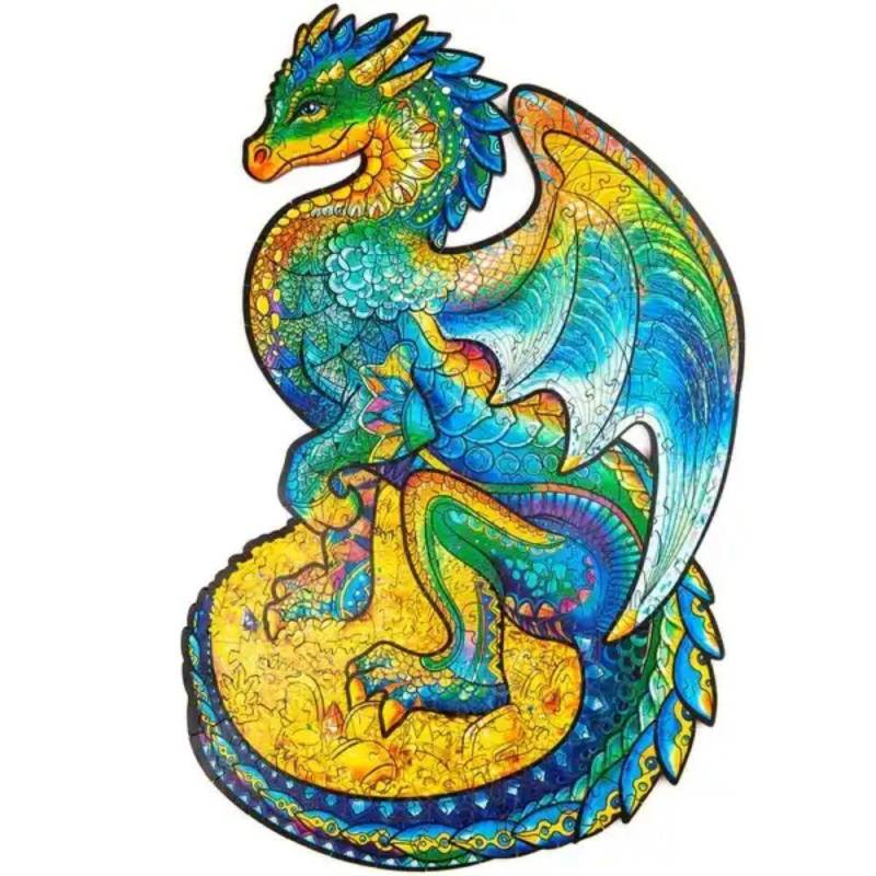 Elliot - Holzpuzzle Guarding Dragon S 16 x 26 cm, 97 Teile Elliot - Holzpuzzle Guarding Dragon S 16 x 26 cm, 97 Teile