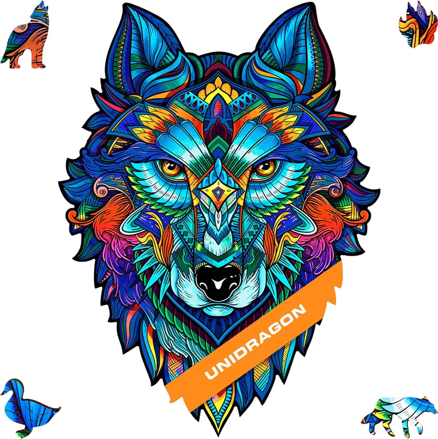 Elliot - Puzzle Holz Wolf 185 T.