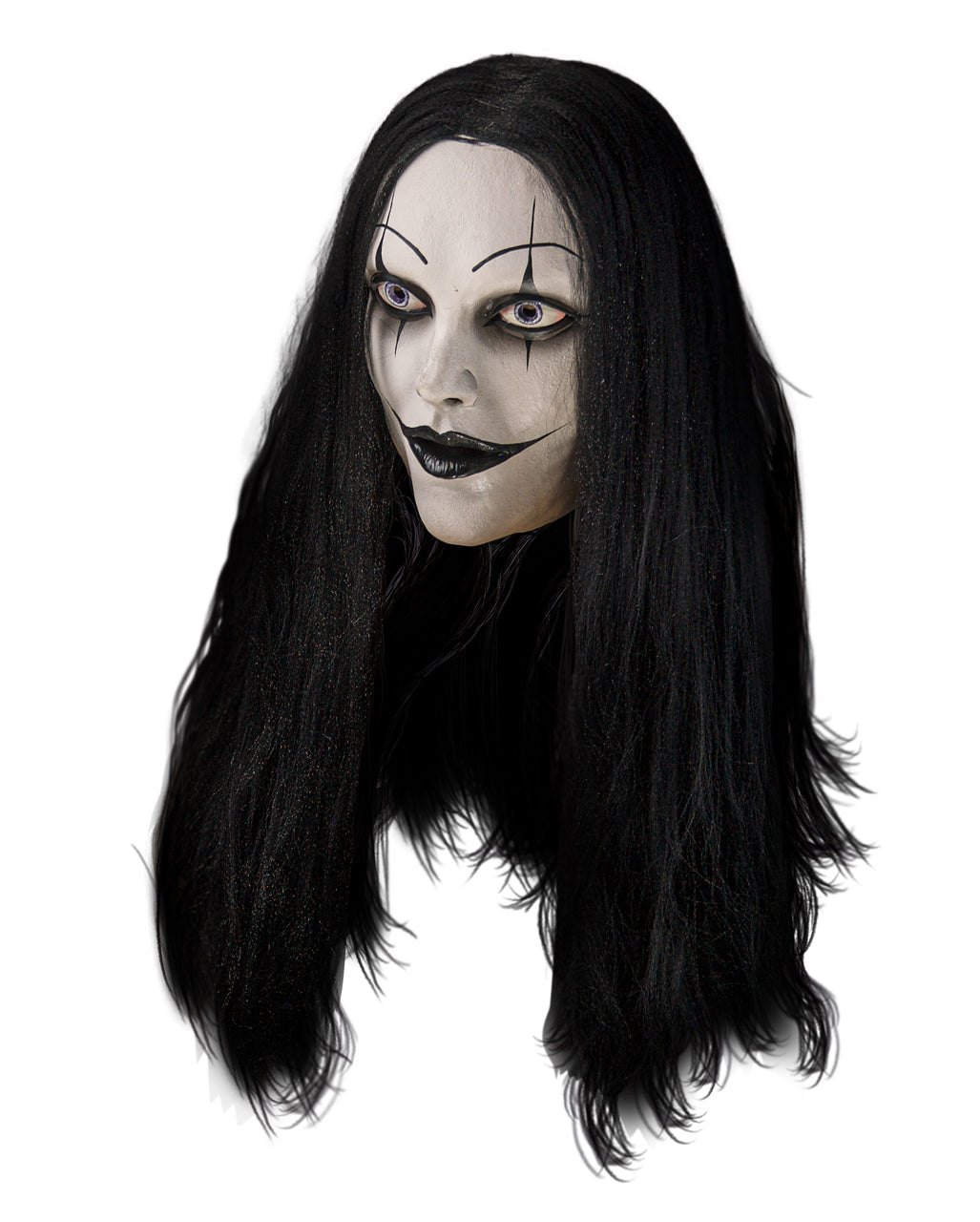 Elyssra Frost Gothic Girl Maske mit Haaren