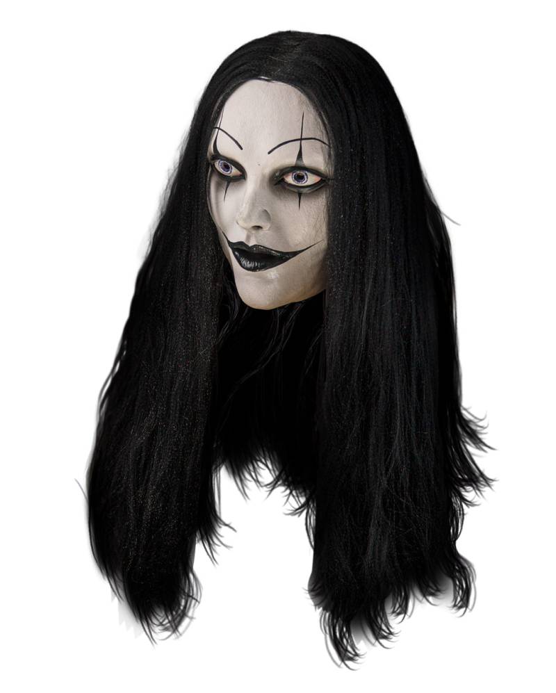 Elyssra Frost Gothic Girl Maske mit Haaren Elyssra Frost Gothic Girl Maske mit Haaren