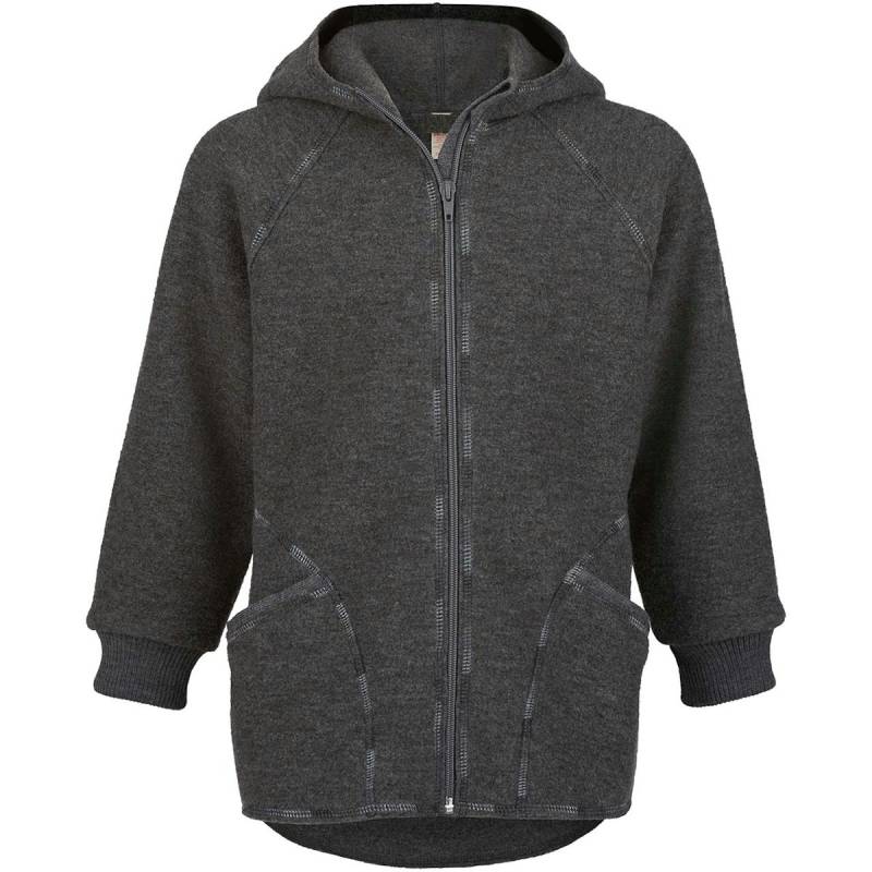 Engel Leichte Walkjacke mit Reißverschluss in anthrazit 110/116 Engel Leichte Walkjacke mit Reißverschluss in anthrazit 110/116