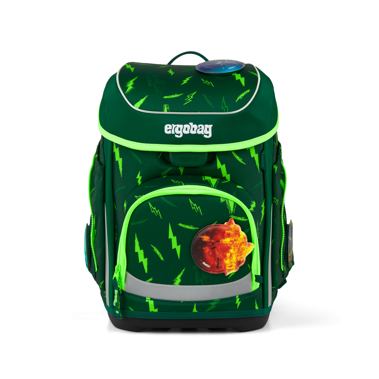 Ergobag - Schulranzen Set Cubo Bärtastisch Color Flash Edition