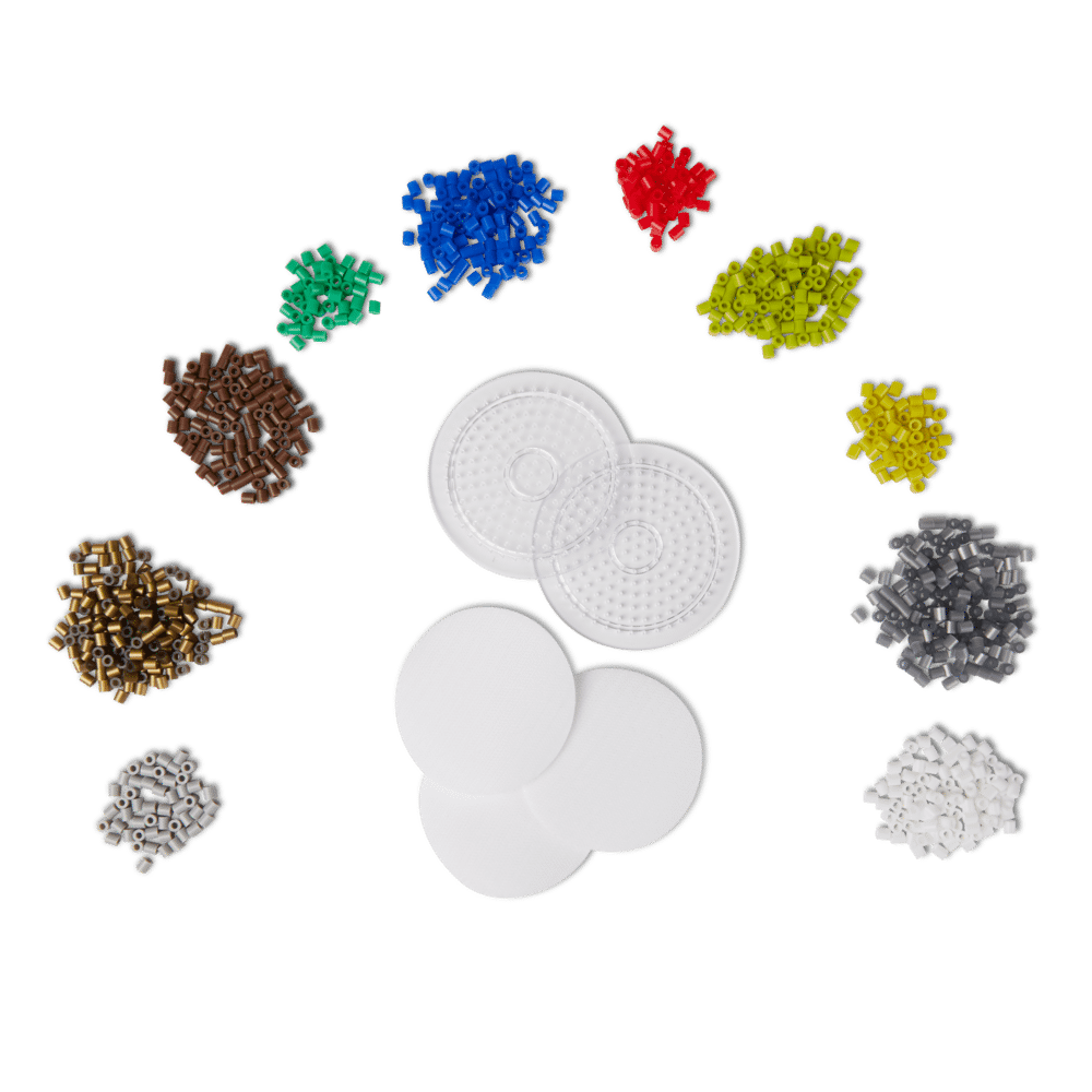 Ergobag - ergobag Bügelperlen-Kletties-Set Dunkel