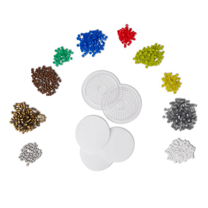 Ergobag - ergobag Bügelperlen-Kletties-Set Dunkel