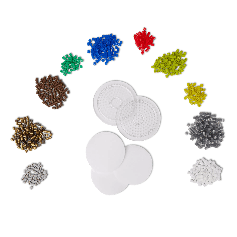 Ergobag - ergobag Bügelperlen-Kletties-Set Dunkel