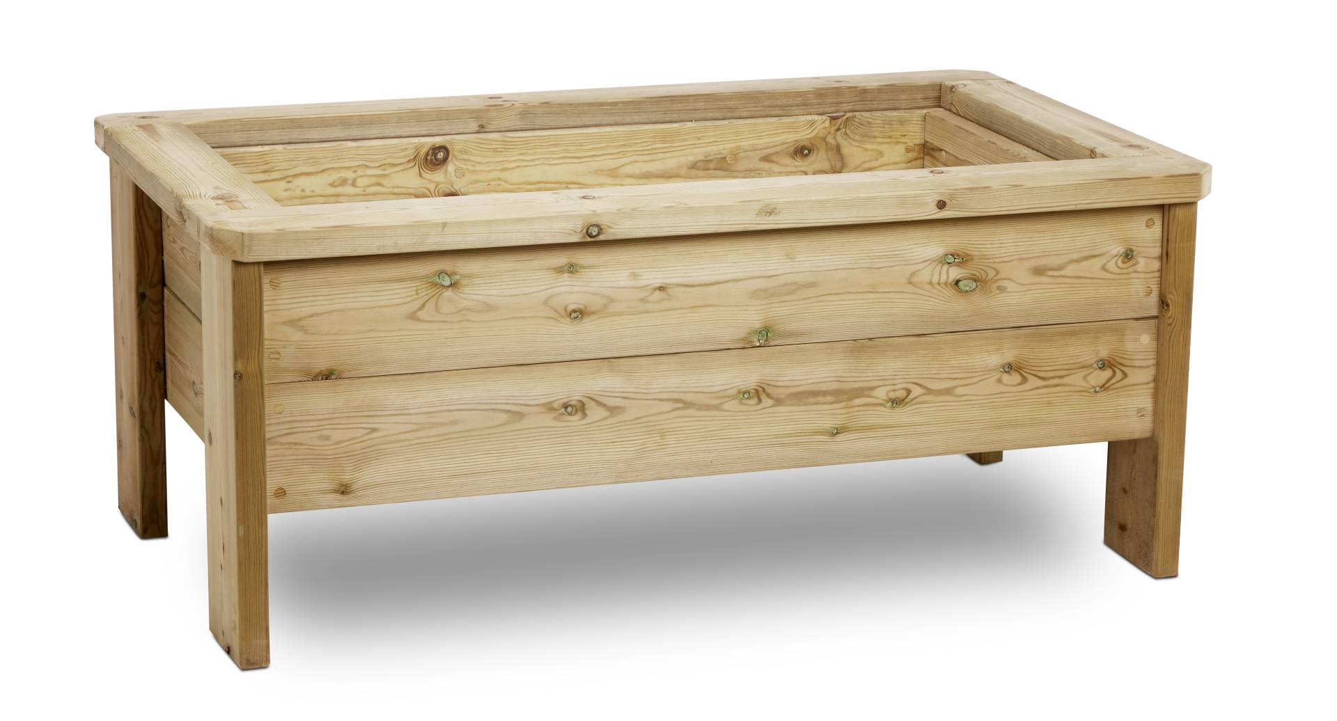 Erhöhter Sandkasten mit Kreidetafeldeckel