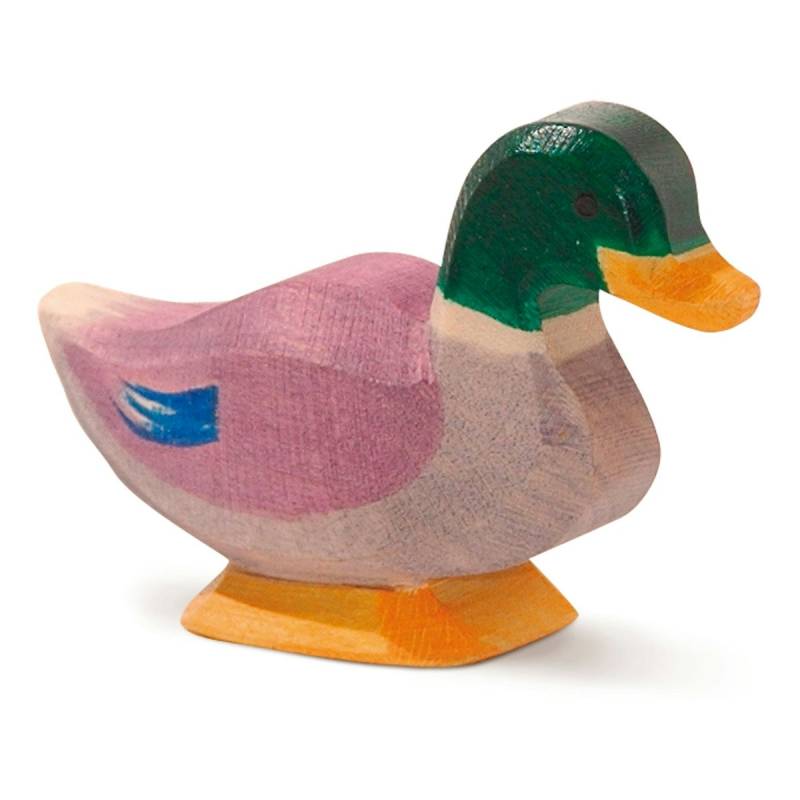 Erpel Holzfigur 4,5 cm