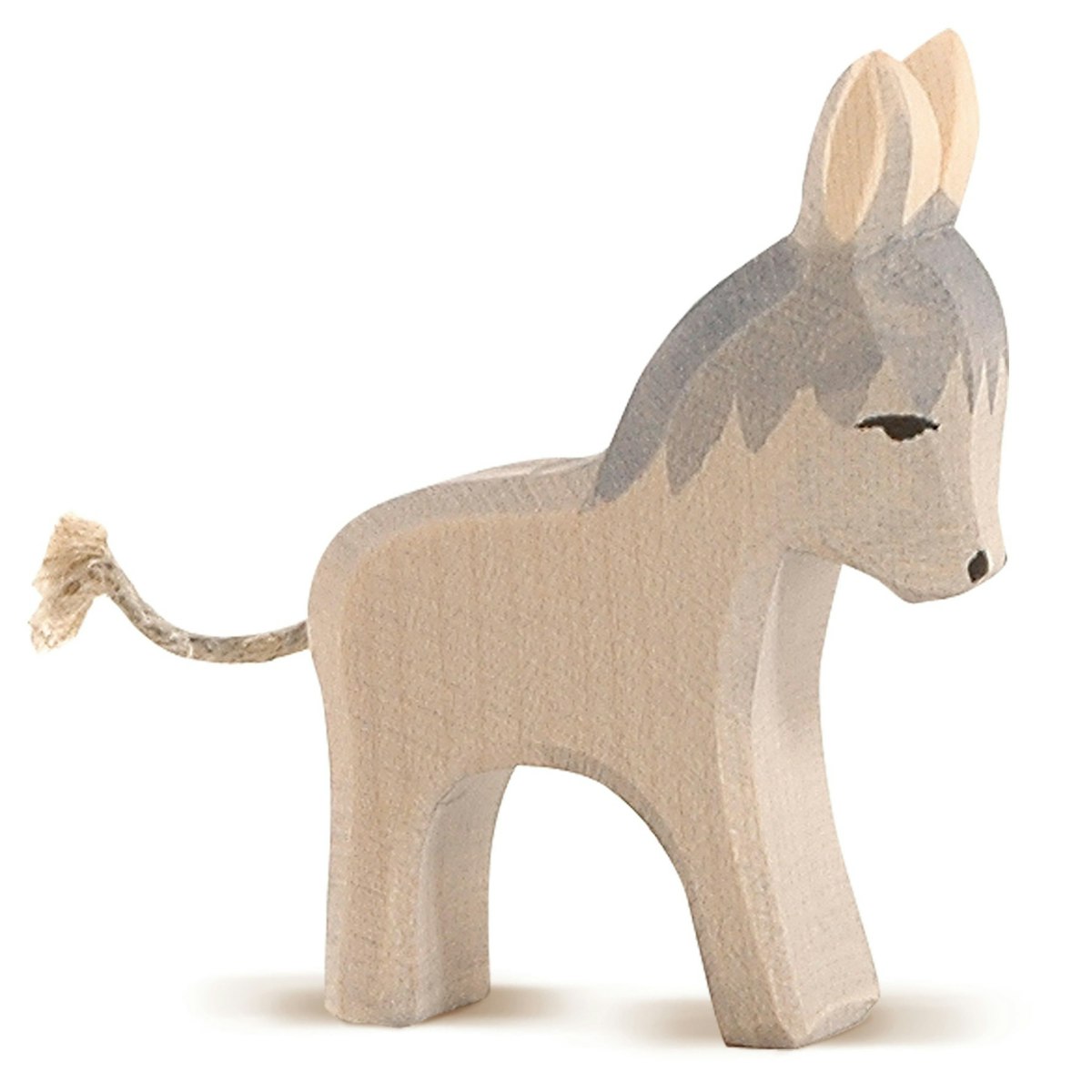 Esel klein Holzfigur 8,5 cm
