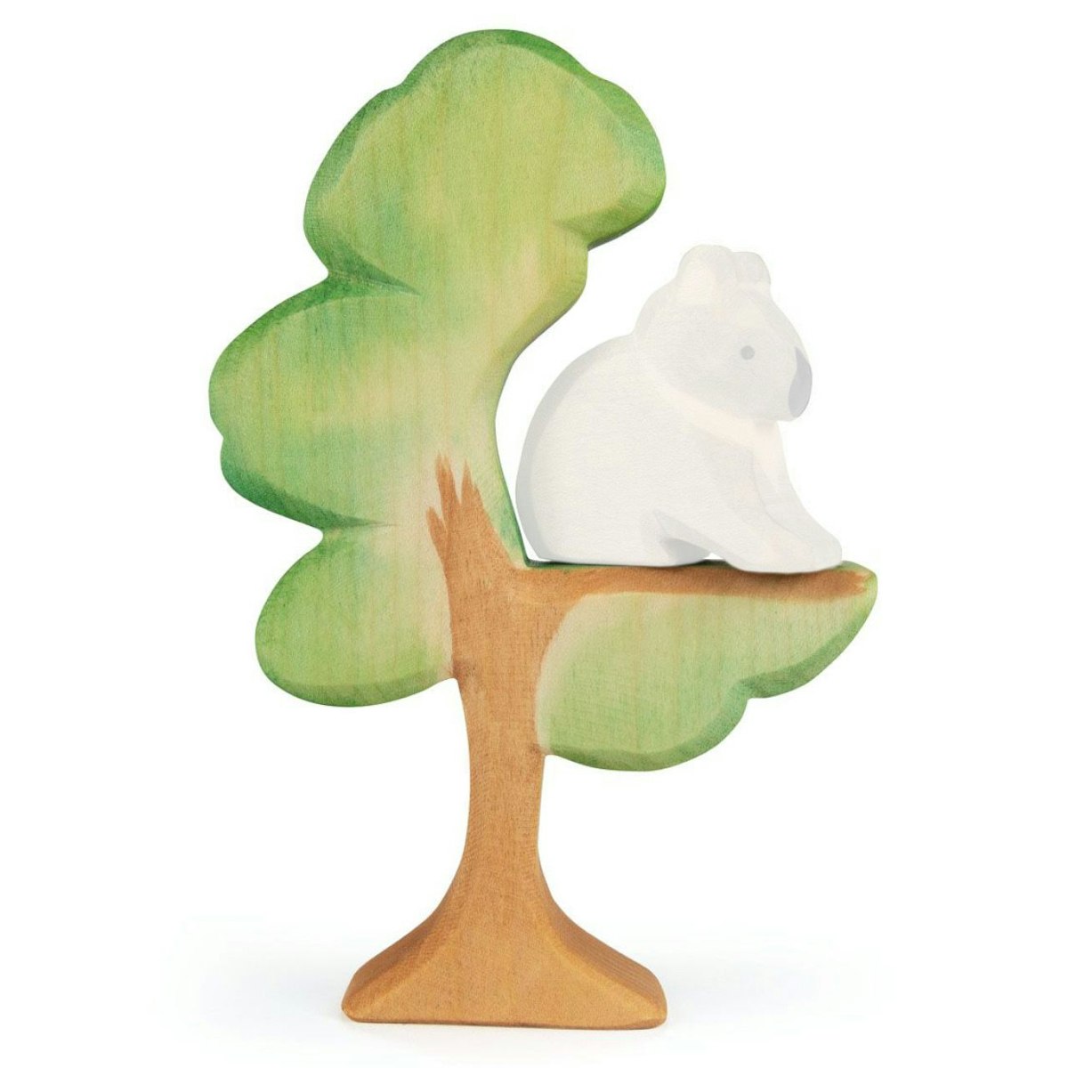 Eukalyptusbaum Holzfigur 17 cm hoch