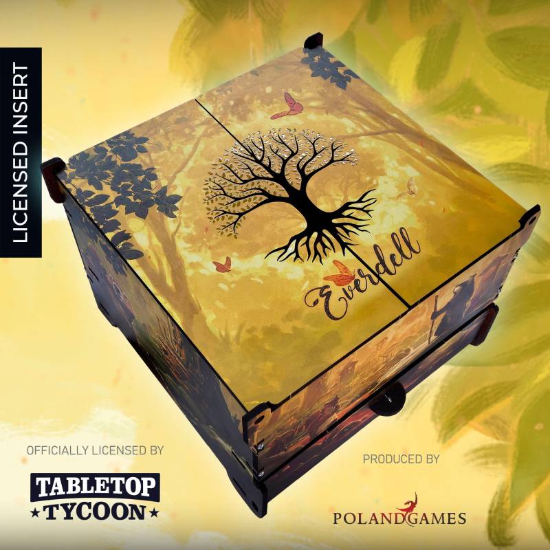 Everdell - Deluxe Insert aus Holz (gelb) (UV-Print)