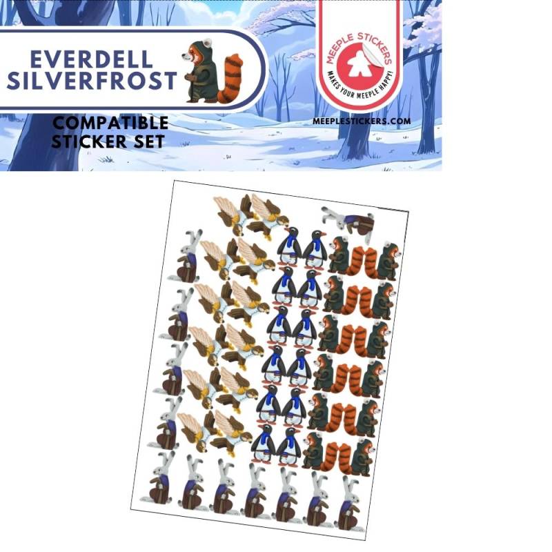 Everdell Silverfrost - Stickerpack Everdell Silverfrost - Stickerpack
