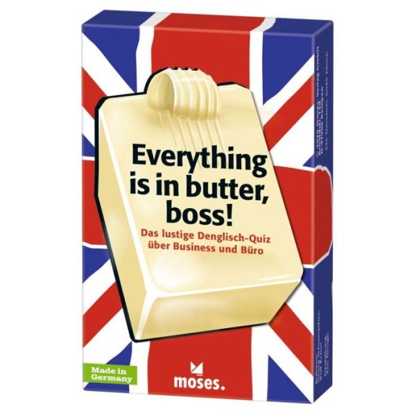 Everything is in butter, boss! Everything is in butter, boss!