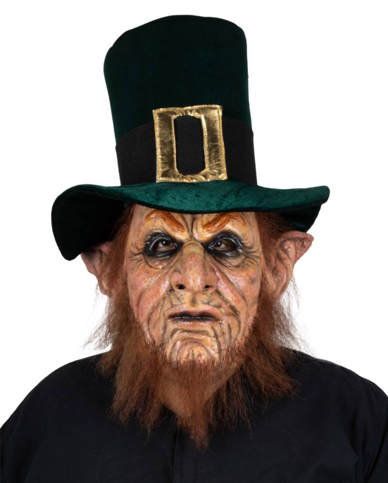 Evil Leprechaun Maske mit Haare & Bart