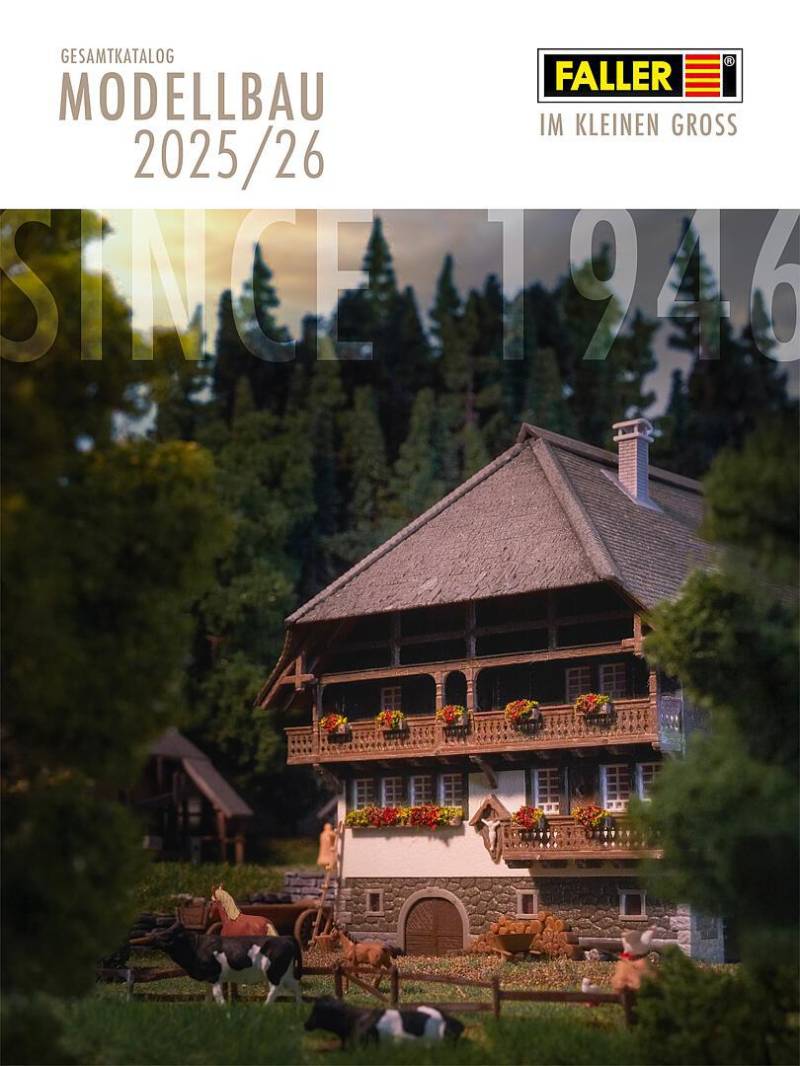 FALLER Katalog 2025/2026 Modellbaukatalog MoBa