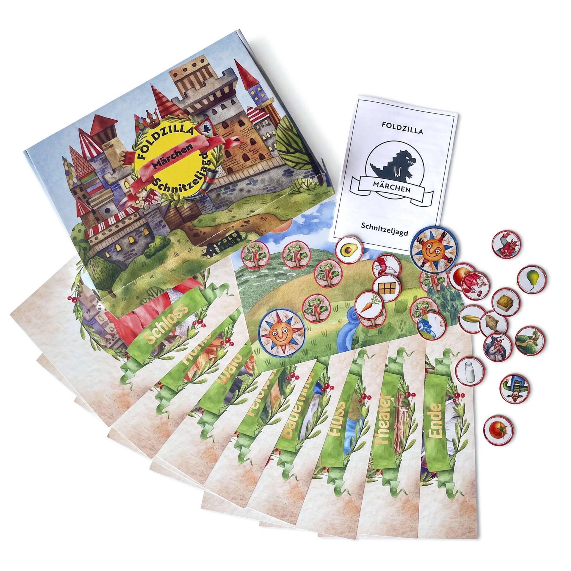 FOLDZILLA Schnitzeljagd Schnitzeljagd Märchen FOLDZILLA Schnitzeljagd Schnitzeljagd Märchen