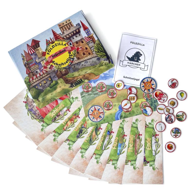 FOLDZILLA Schnitzeljagd Schnitzeljagd Märchen FOLDZILLA Schnitzeljagd Schnitzeljagd Märchen