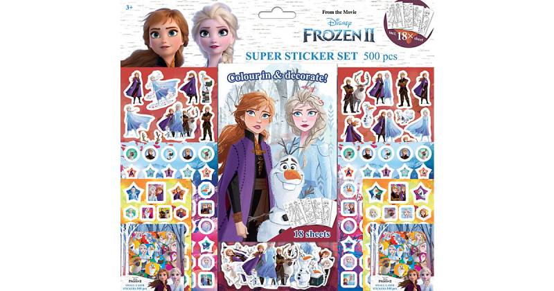 FROZEN 2 Super-Sticker-Set 500