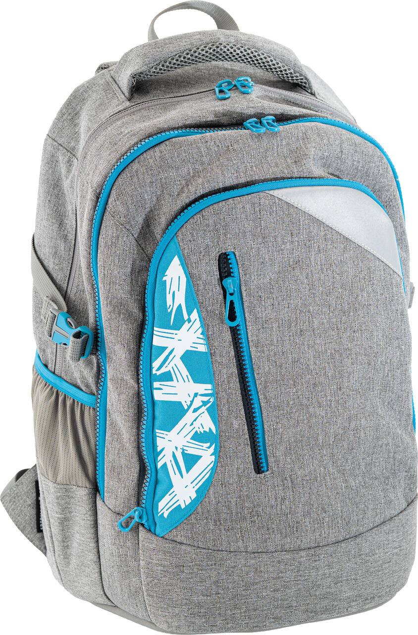 Faber-Castell - EBERHARD FABER Schulrucksack X-Style zweifarbige Zipper blau