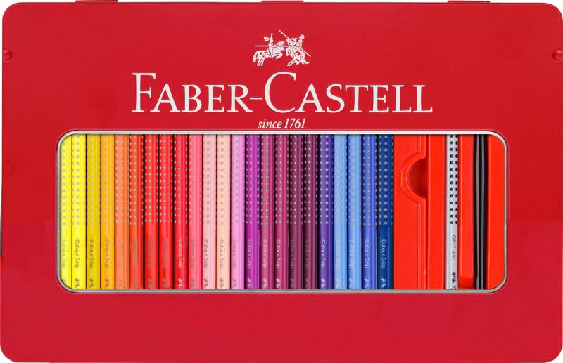 Faber-Castell - FABER-CASTELL Buntstift Colour Grip 48er Metalletui Faber-Castell - FABER-CASTELL Buntstift Colour Grip 48er Metalletui