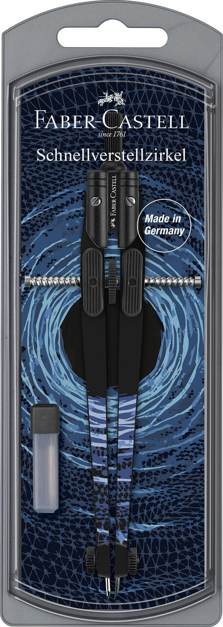 Faber-Castell - FABER-CASTELL Zirkel Schnellverstellzirkel Shiny Twist Faber-Castell - FABER-CASTELL Zirkel Schnellverstellzirkel Shiny Twist
