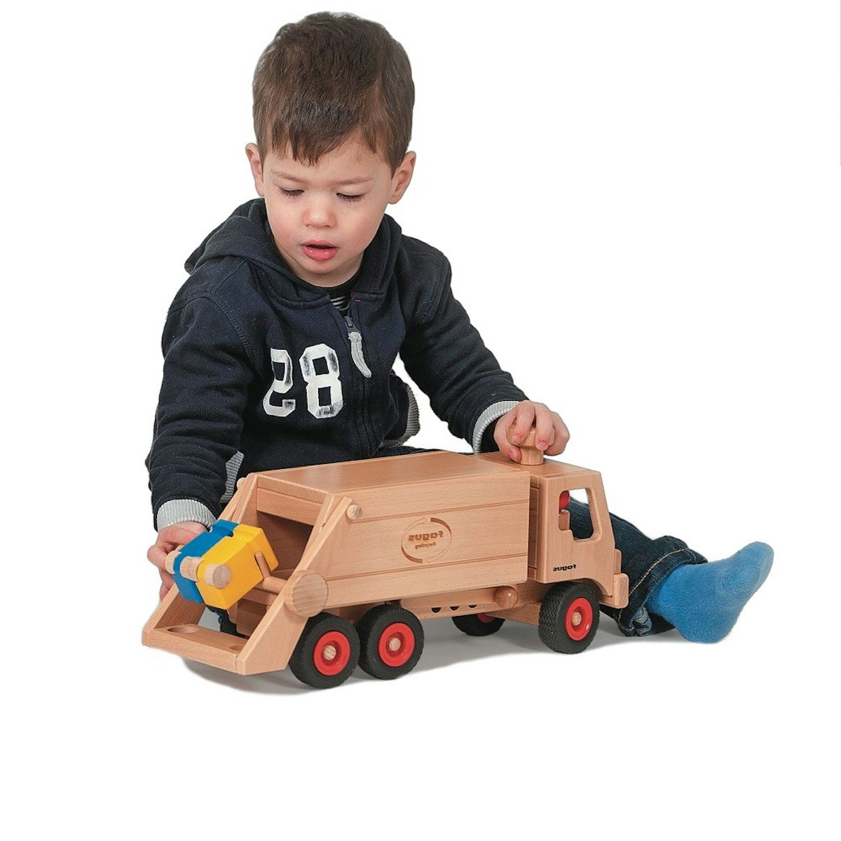 Fagus - Müllkipper aus Echtholz