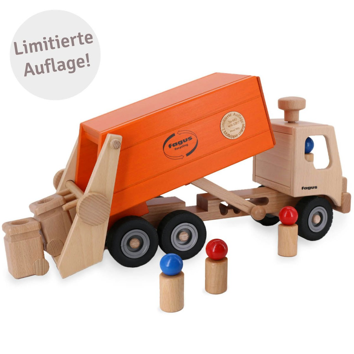 Fagus - Müllkipper aus Echtholz – Limitierte Edition