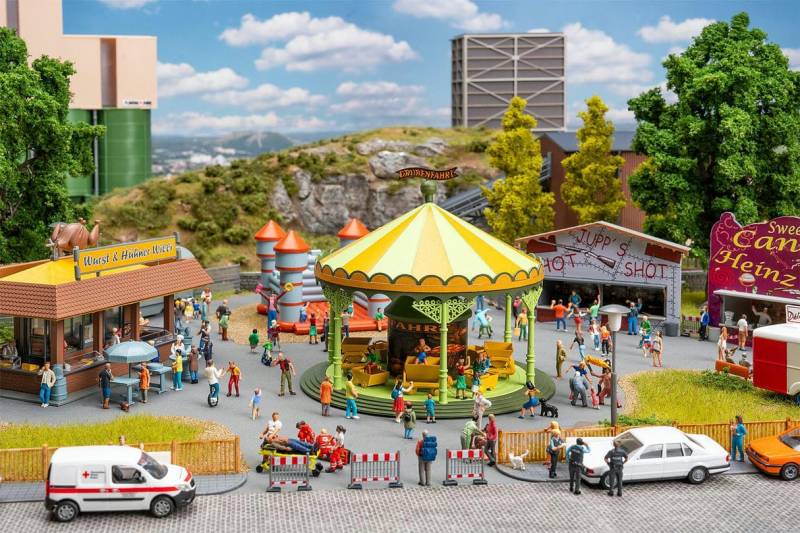 Faller Aktions-Set Ruhrpott-Kirmes H0 1:87 190094 Modelleisenbahn Faller Aktions-Set Ruhrpott-Kirmes H0 1:87 190094 Modelleisenbahn