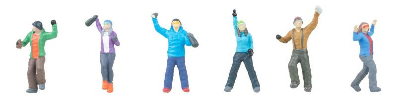Faller Après-Ski-Feiernde H0 1:87 Modelleisenbahn Winter Ski piste