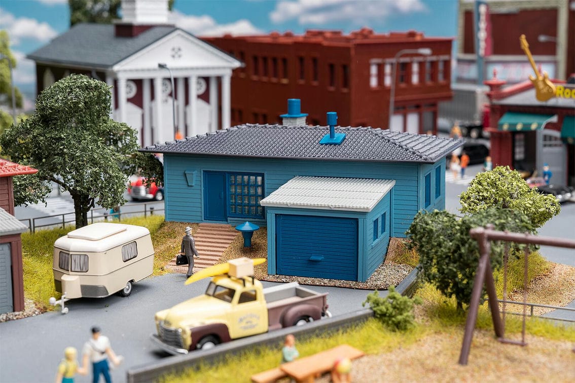 Faller Bungalow Country Road 4 H0 1:87 134104 Modelleisenbahn Haus Faller Bungalow Country Road 4 H0 1:87 134104 Modelleisenbahn Haus