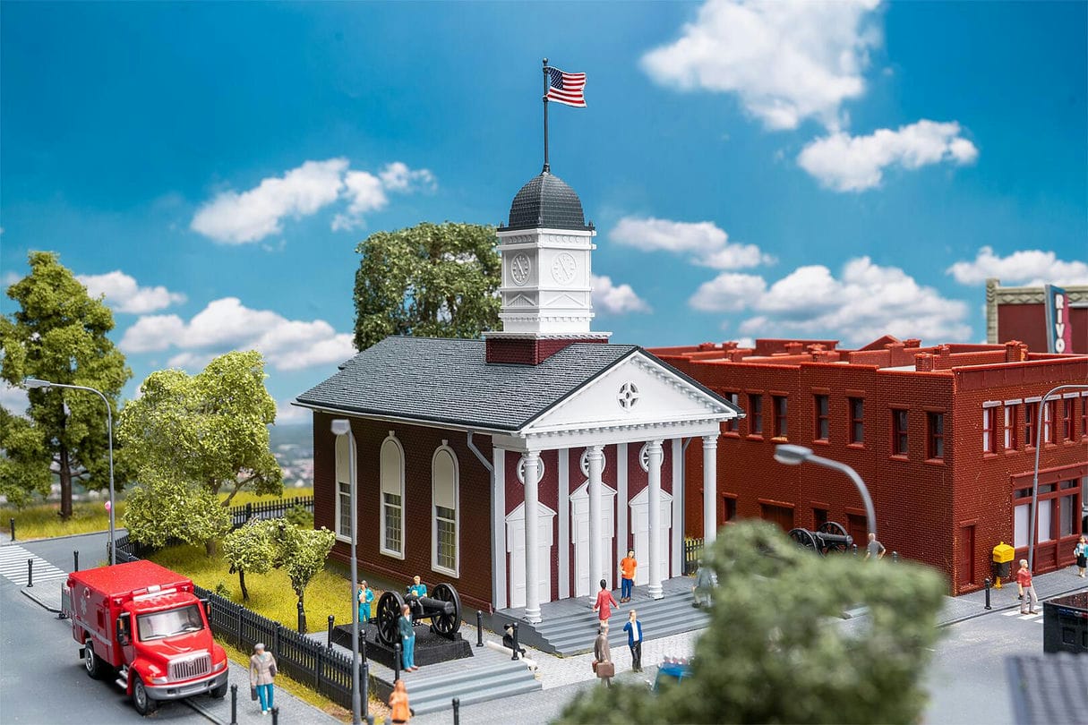Faller Gerichtsgebäude USA H0 1:87 134101 Modelleisenbahn Haus Faller Gerichtsgebäude USA H0 1:87 134101 Modelleisenbahn Haus