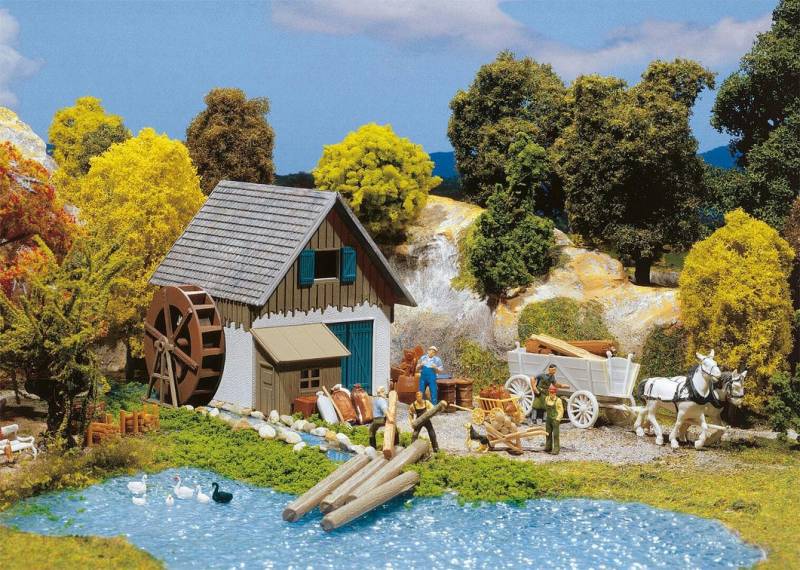 Faller Kleine Mühle H0 1:87 131362 Modelleisenbahn Wassermühle