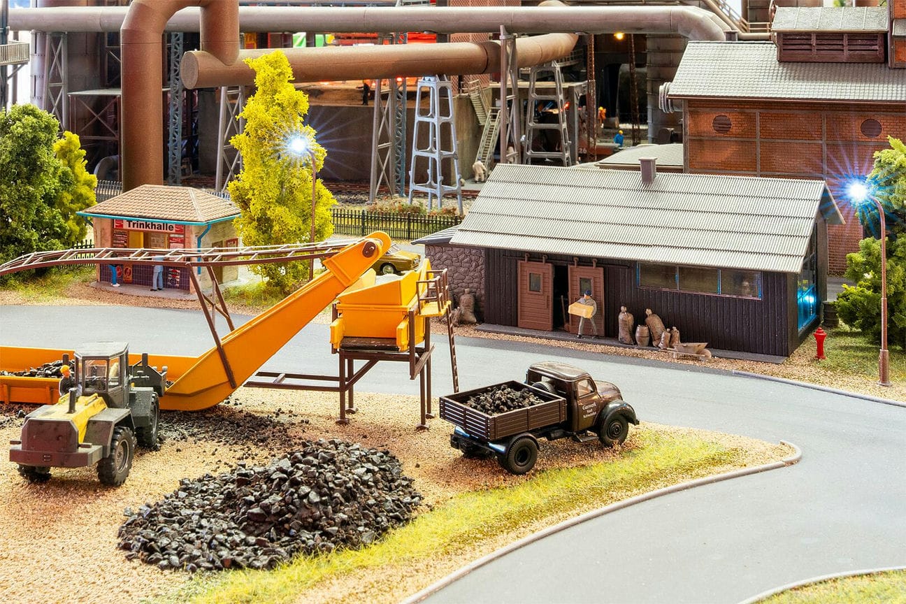 Faller Lagerschuppen mit Förderband H0 1:87 191841 Modelleisenbahn