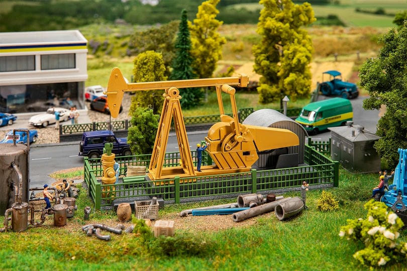Faller Ölförderpumpe H0 1:87 191813 Modelleisenbahn Pferdekopfpumpe