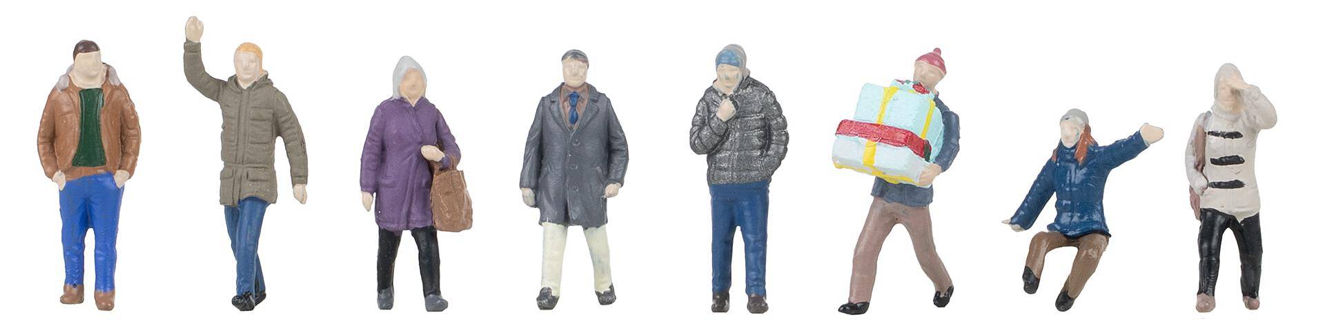 Faller Passanten im Winter H0 1:87 Modelleisenbahn