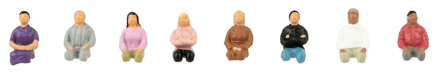 Faller Sitzende Personen ohne Beine II H0 1:87 Modelleisenbahn