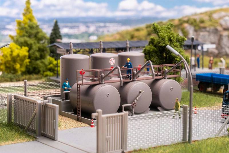 Faller Tanklager H0 1:87 191838 Modelleisenbahn