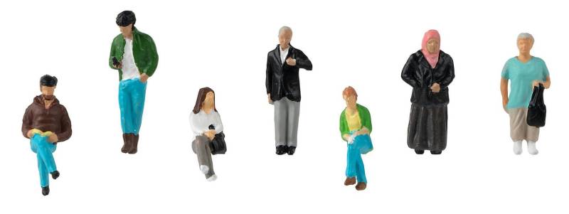 Faller Wartende Personen H0 1:87 Modelleisenbahn Faller Wartende Personen H0 1:87 Modelleisenbahn